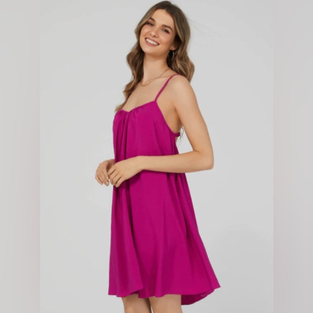 Cut-out back mini dress
